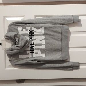 Victoria Secret Pink Small Gray Hoodie